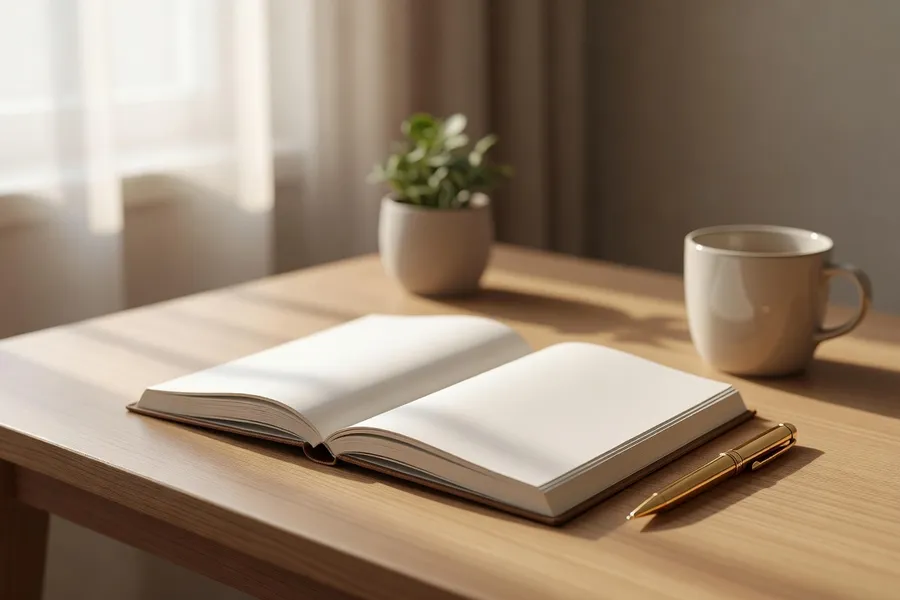 Carnet d'écriture créative vierge